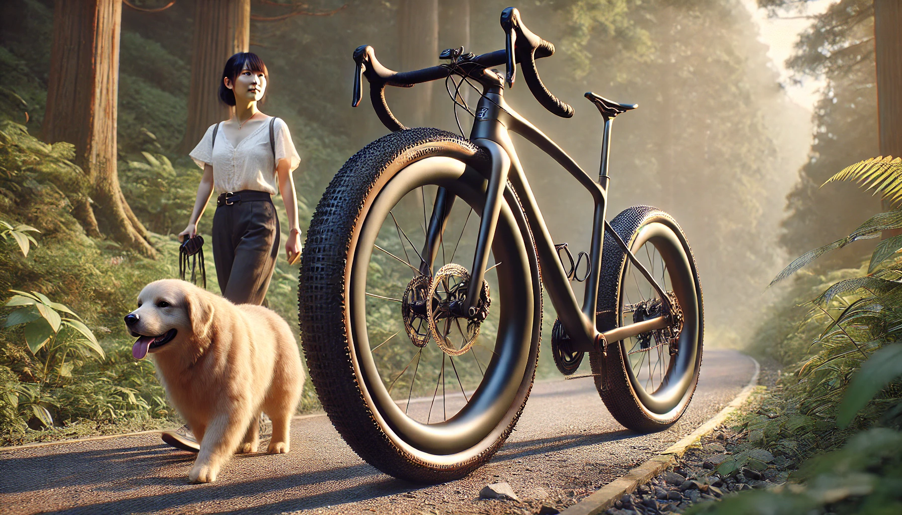 高級自転車のタイヤ太さの秘密