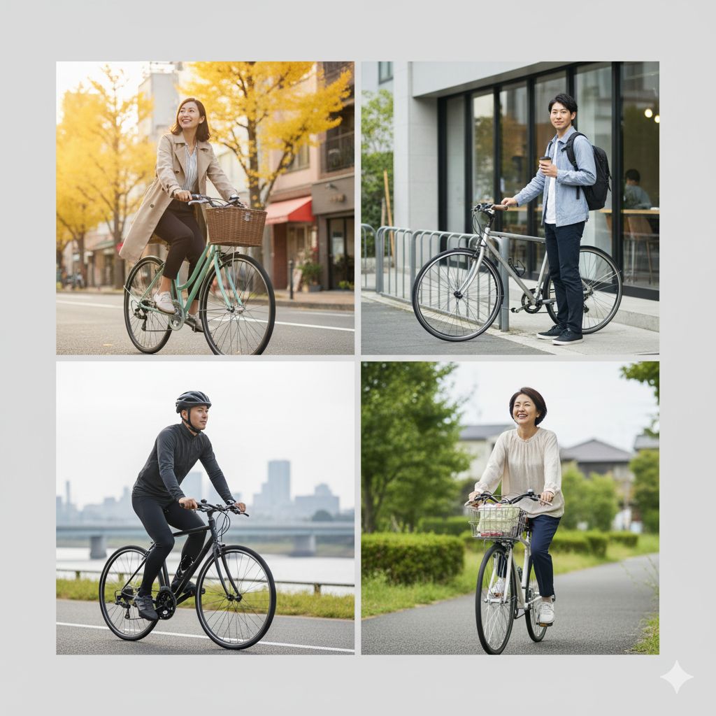 クロスバイクはどんな人向けですか？