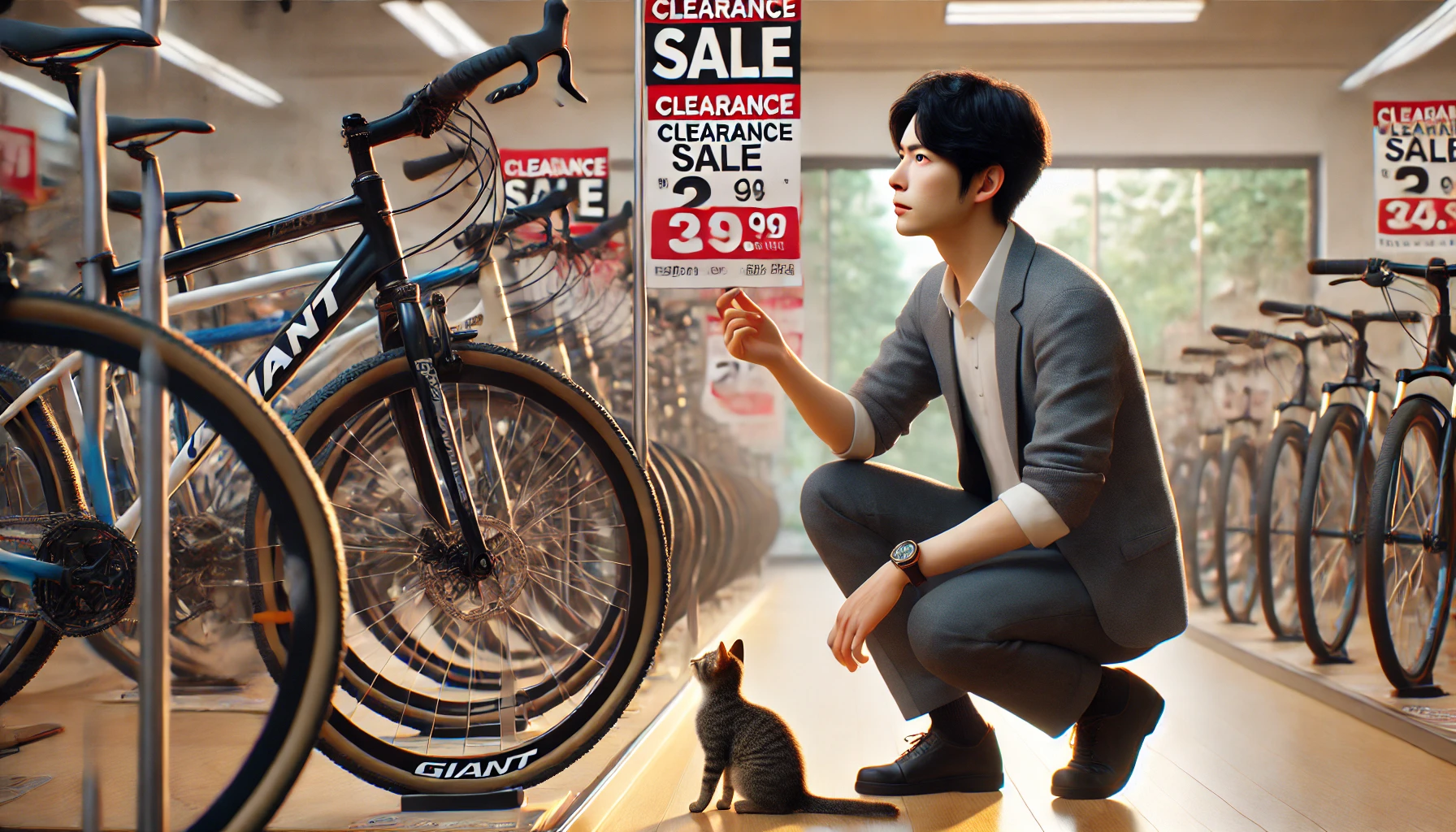 賢い選択、ジャイアントの型落ちクロスバイク