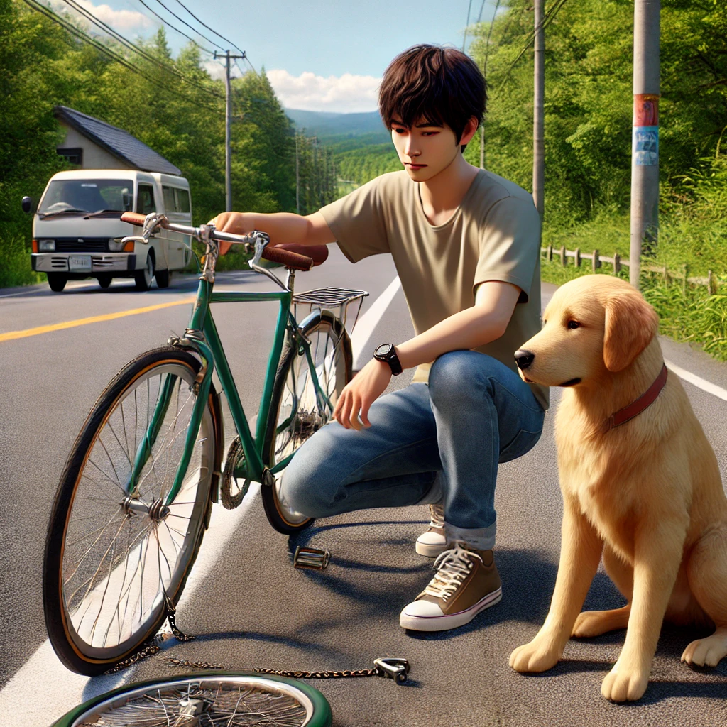 走行中にチェーン外れた対処法