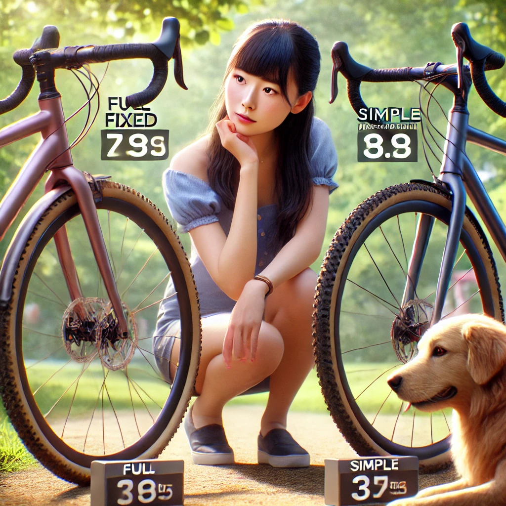 フルフェンダー固定式と簡易着脱式の機能比較