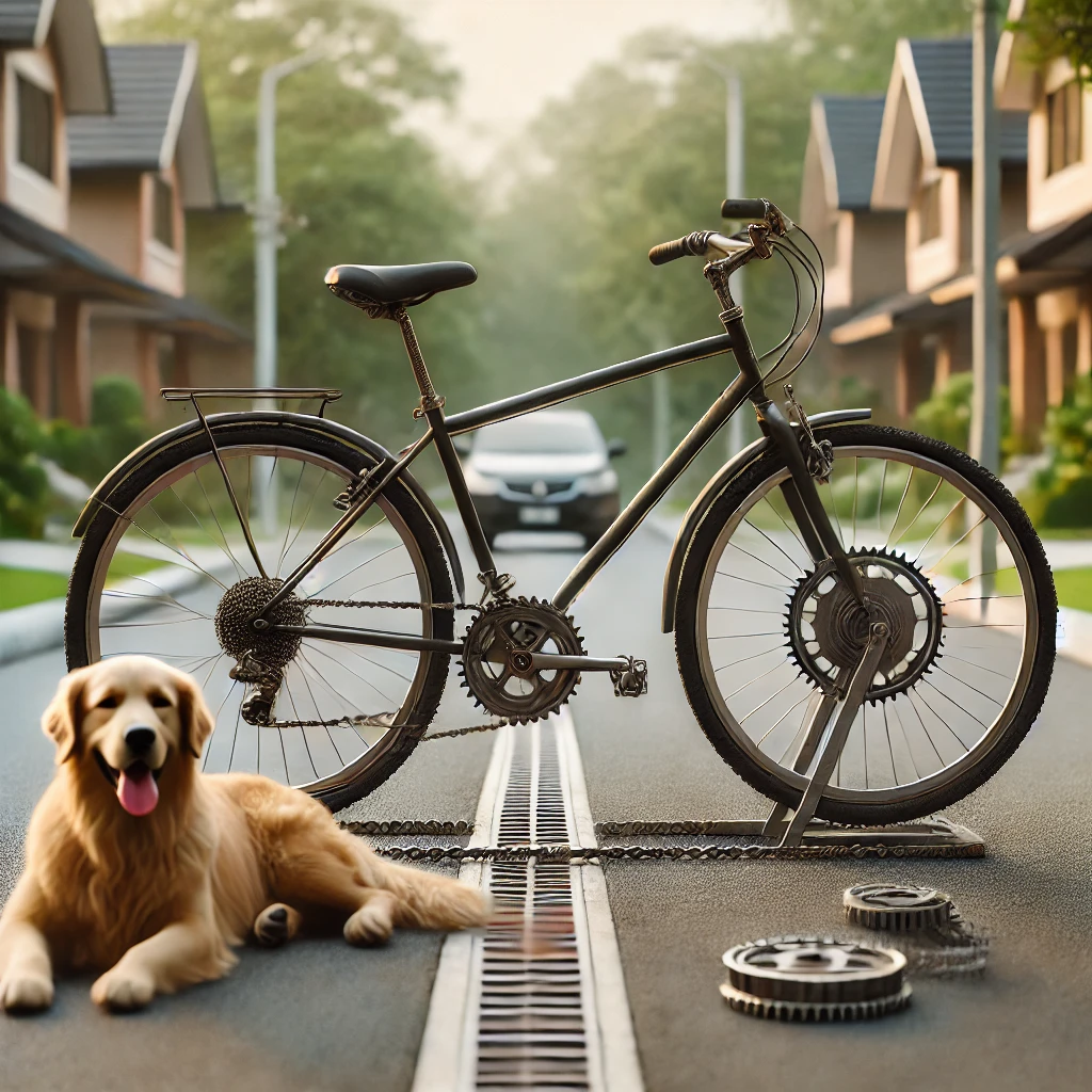 前後両方チェーン外れた時