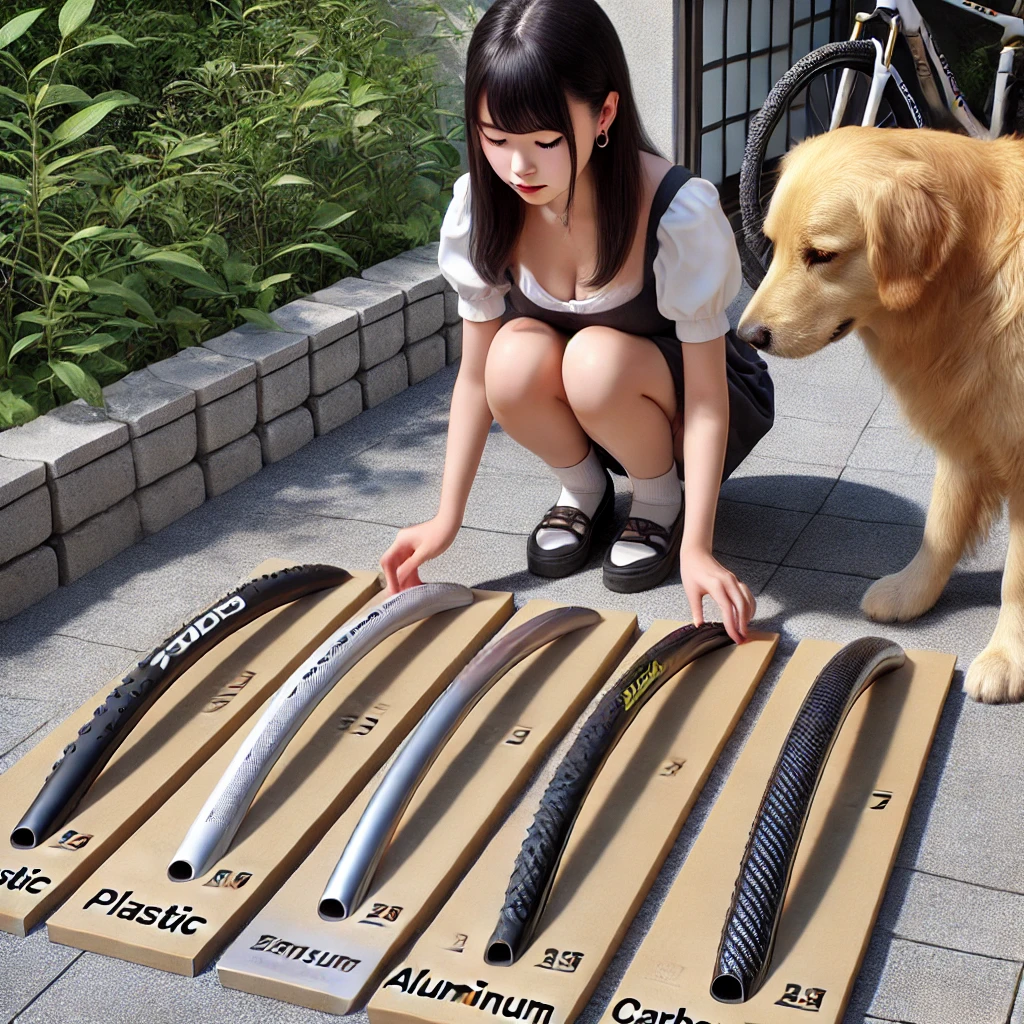 泥除けの素材別性能と寿命の違い