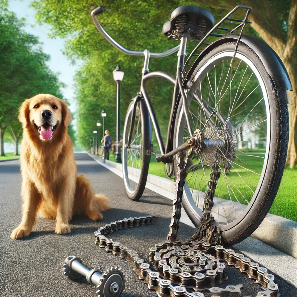 チェーンがよく外れる原因対処