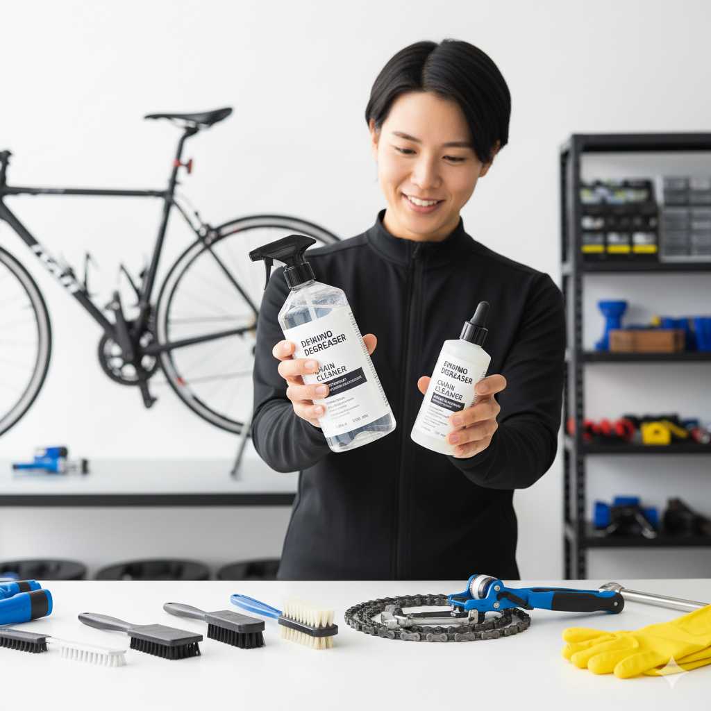 ディグリーザーを使った自転車チェーンメンテナンス洗浄剤選び